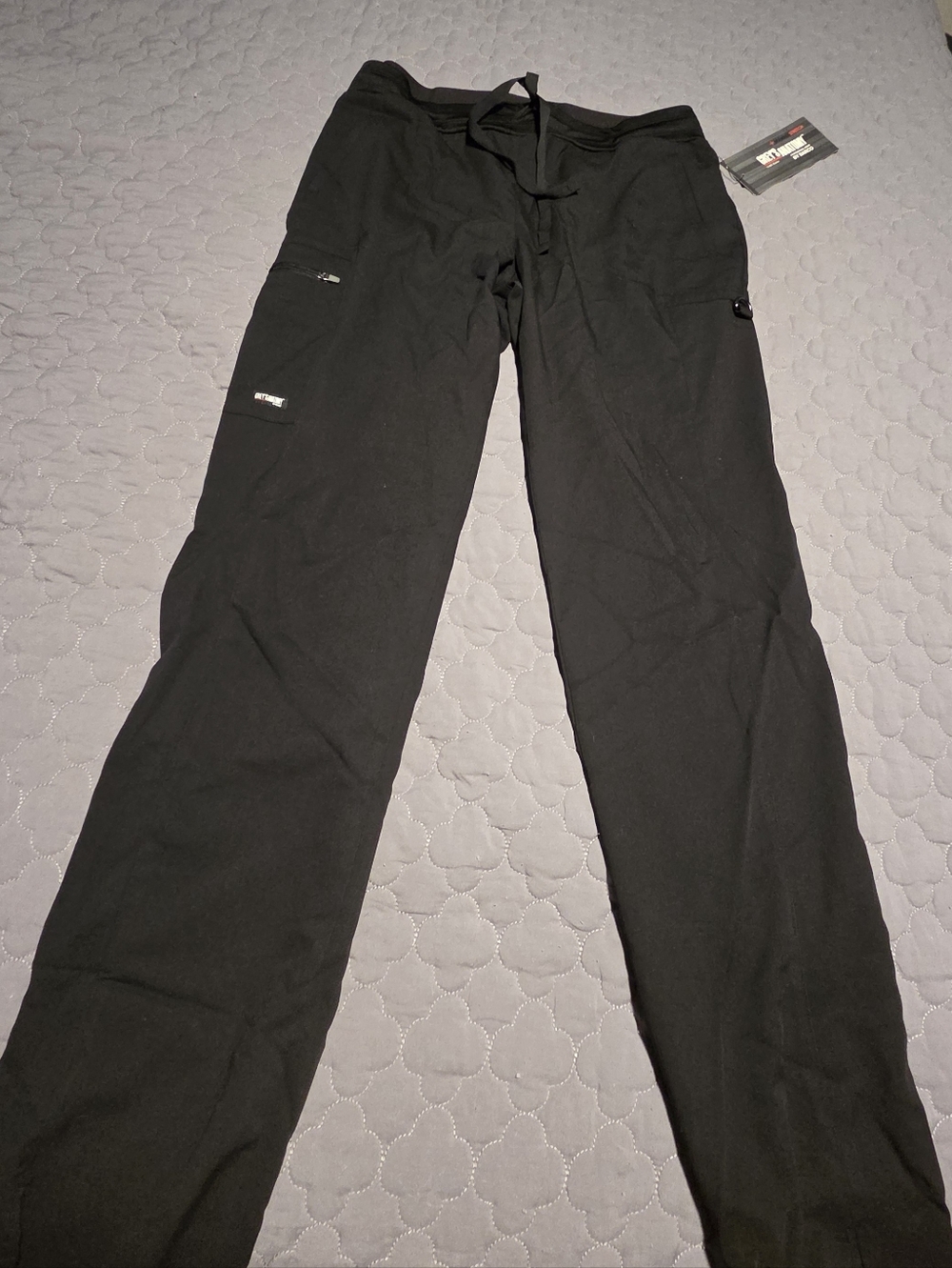 Barco Uniforms Black Cargo Scrub Pants